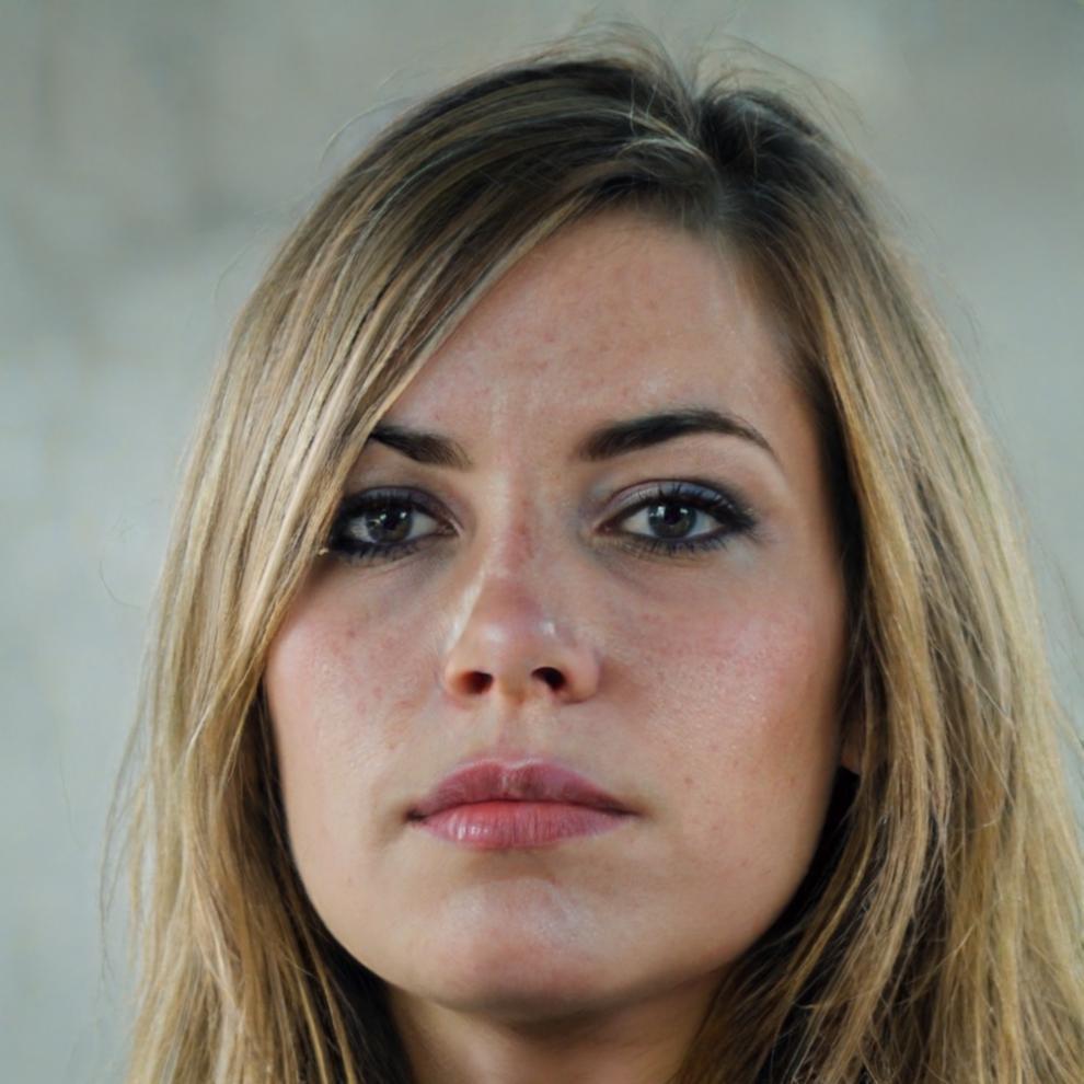 Portraitfoto einer zufriedenen Kundin